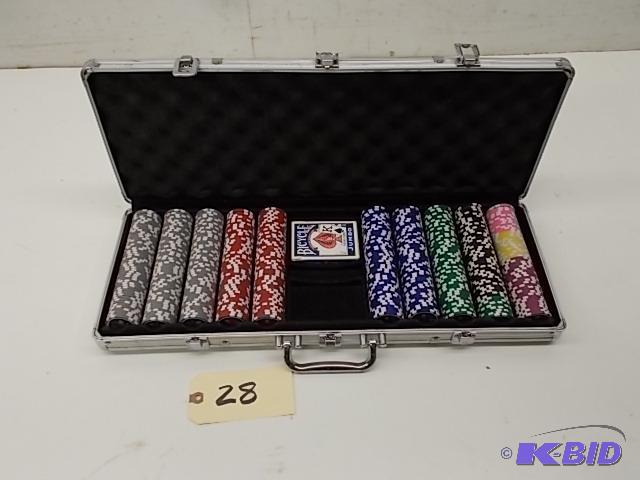 Poker Chips with Case...