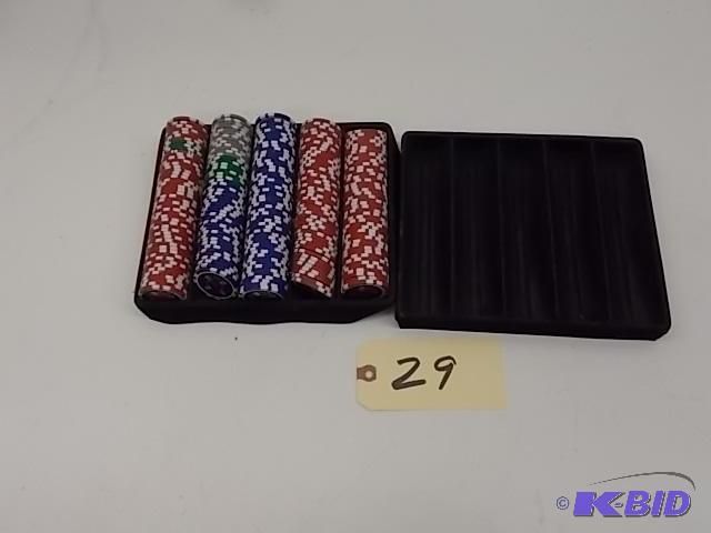 Poker Chips with (2) Trays...