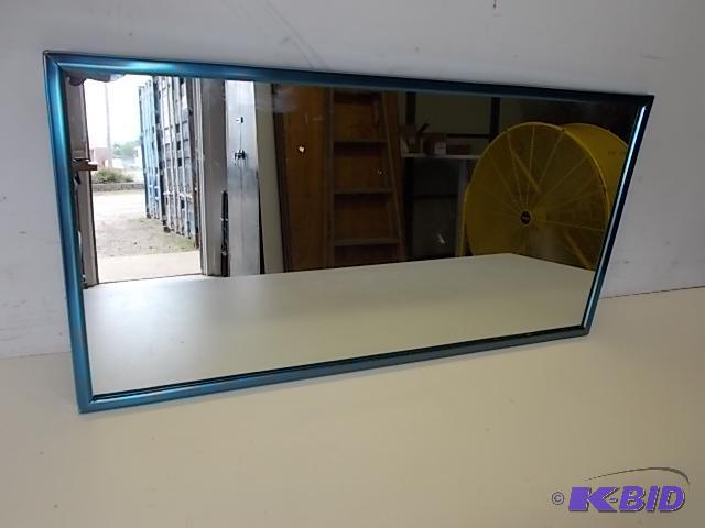 lot 100 image: Bradley 18" x 36" Channel Frame Mir...