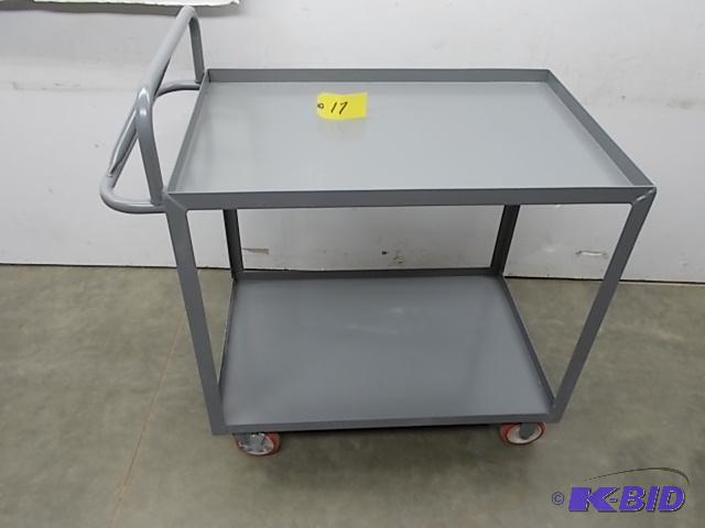 lot 17 image: H.D. Steel Shop Cart, 36" x 24", 2-...
