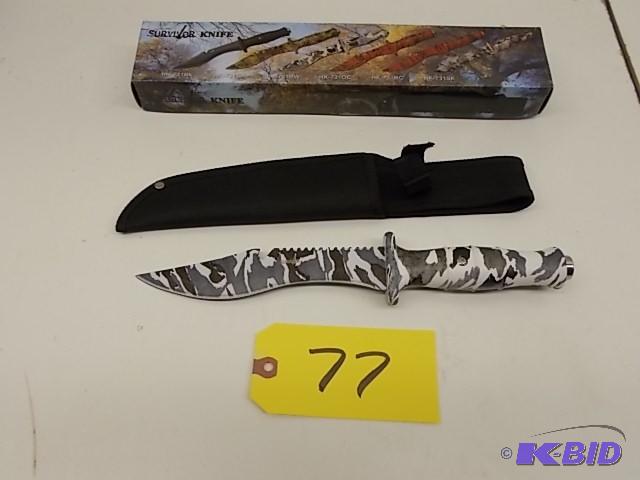lot 77 image: Survivor HK-731DW Hunting Knife, New...