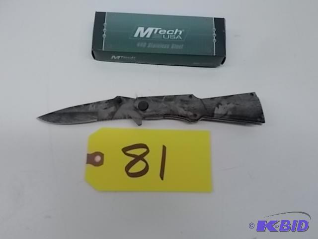 lot 81 image: M-Tech MT-369 Lock Blade Knife, New...