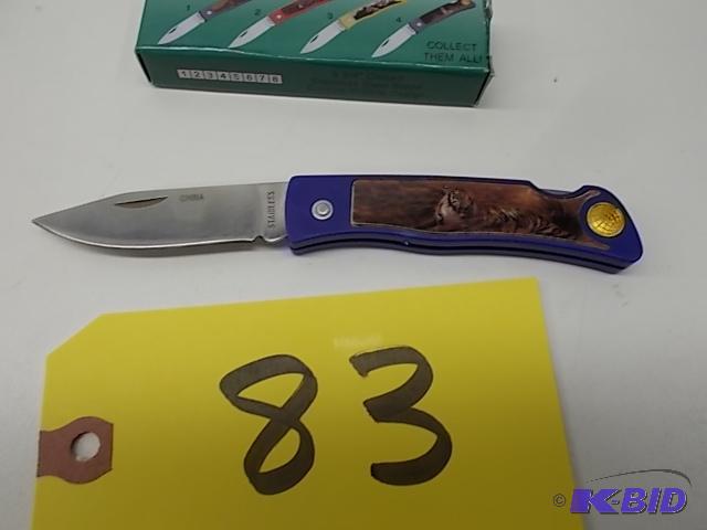 lot 83 image: PK-2251 Lock Blade Pocket Knife, New...