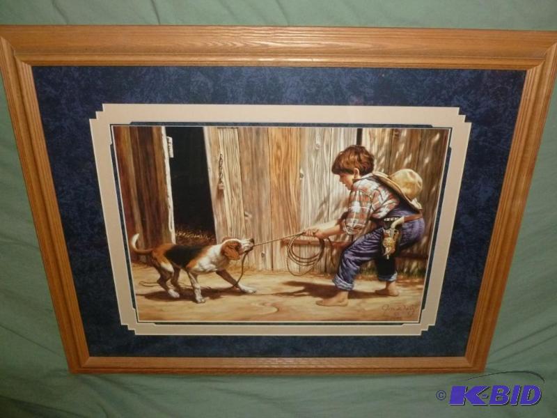 Beautiful Jim Daly - Boy And Dog,&nbspSolid ...