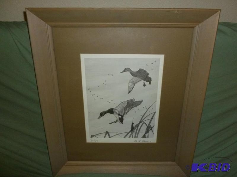 Beautiful Alan Kinsinger&nbsp- Ducks In Flig...