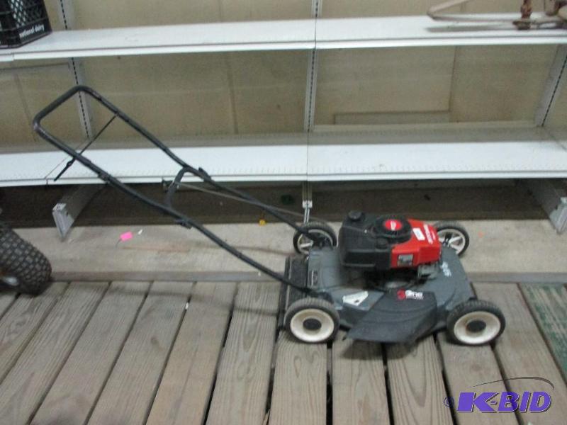Push mower, works...