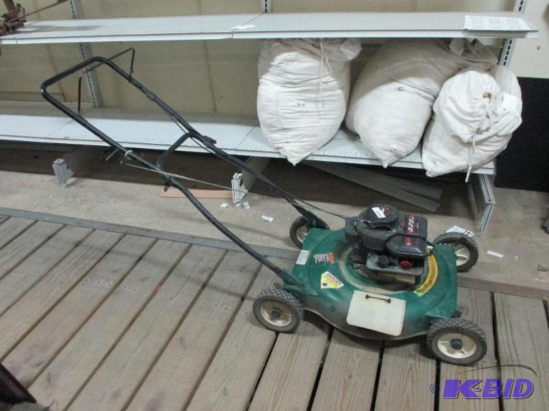 Push mower, works...