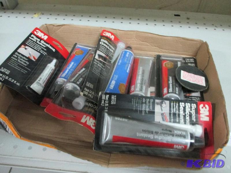 Box of new silicone sealant...