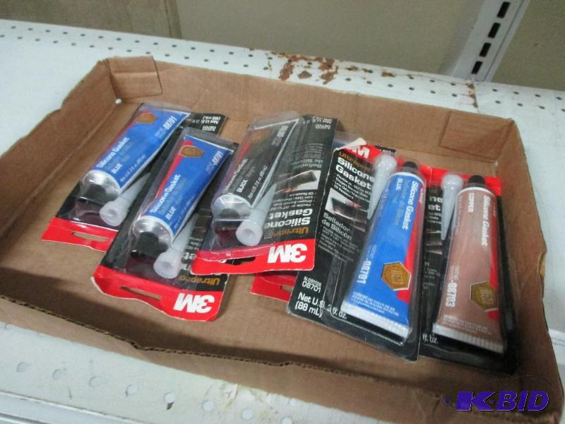 Box of new silicone sealants...