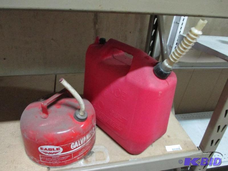 2 gas cans...