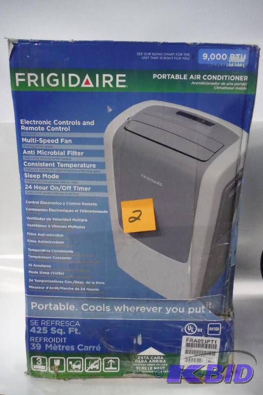 Frigidaire FRA093PT1 9,000 BTU Portable Air Conditioner with Remote Control