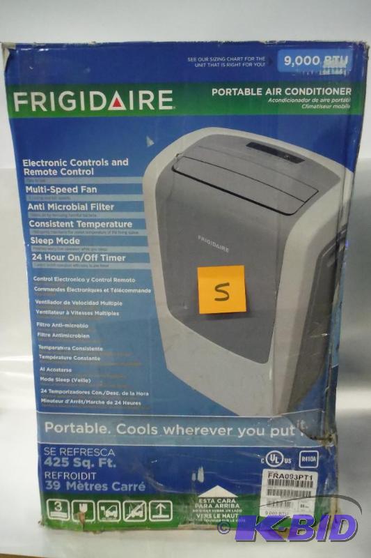 Frigidaire FRA093PT1 9,000 BTU Portable Air Conditioner with Remote Control