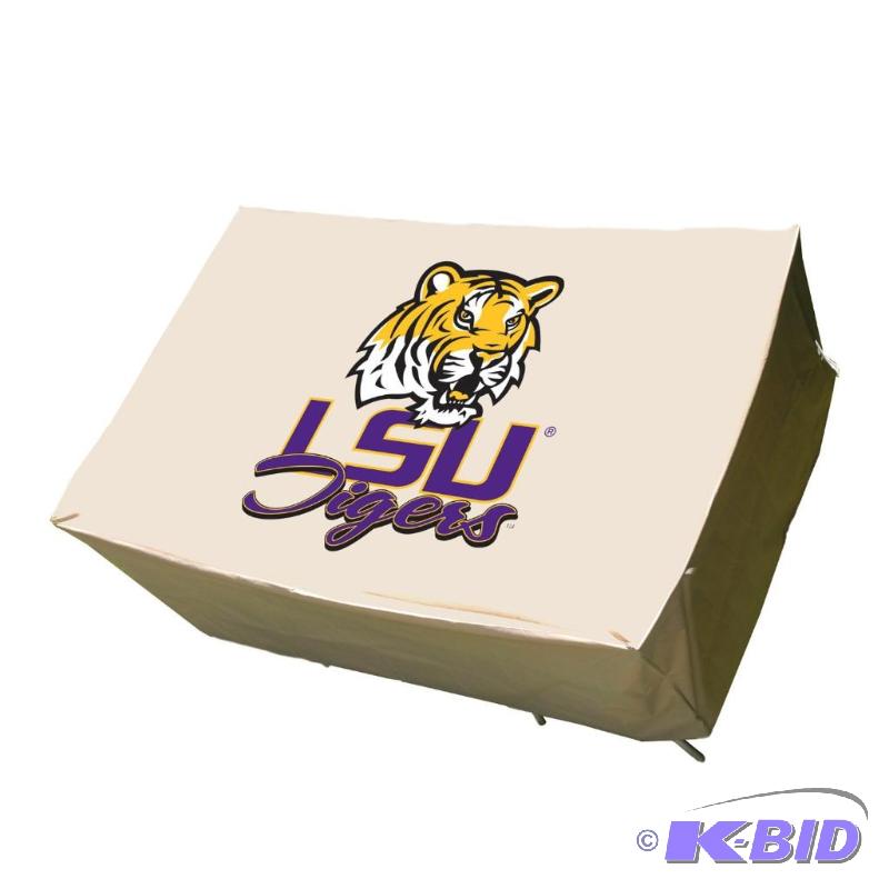 Backyard Basics Louisianna State Rectangle Table Cover