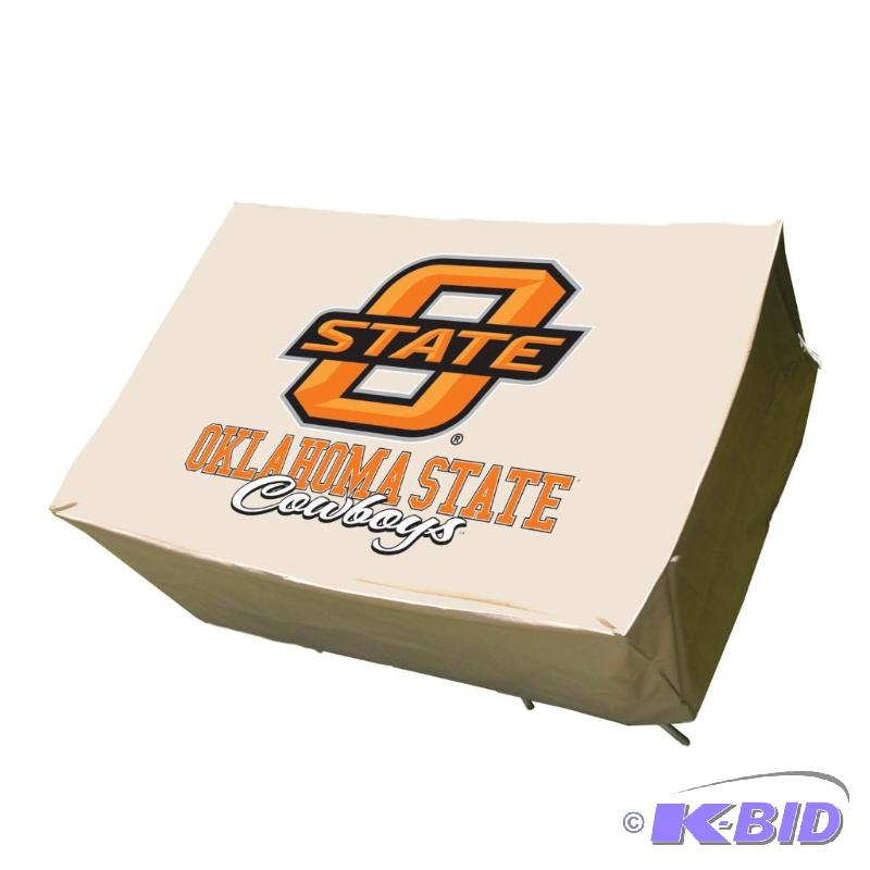Backyard Basics Oklahoma State Rectangle Table Cover