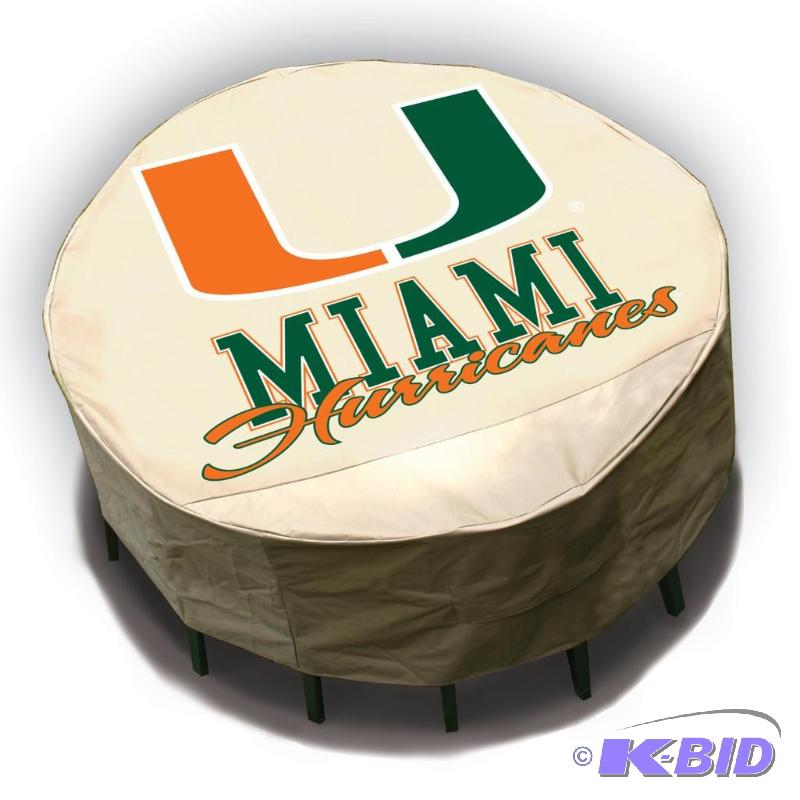 Backyard Basics Miami Round Table Cover