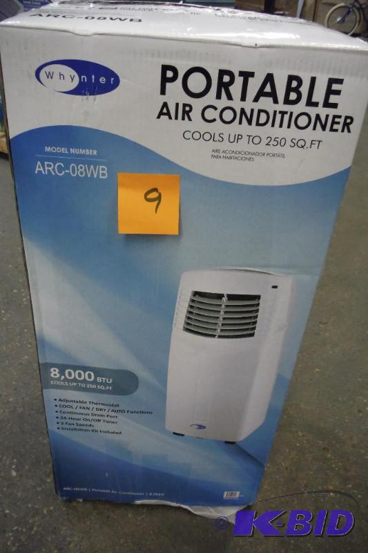 Whynter ARC-08WB Eco-Friendly Portable Air Conditioner, 8000 BTU, White