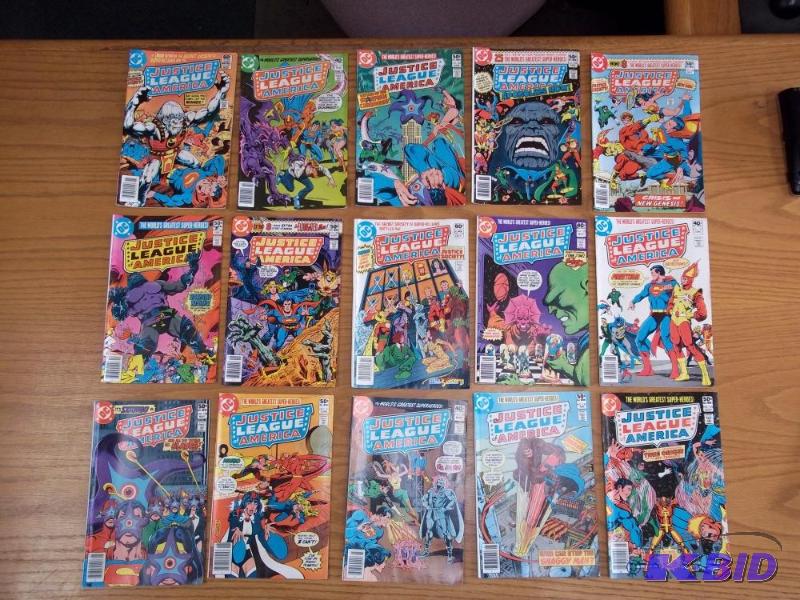 15 Assorted comic books, Justice League Ameri...