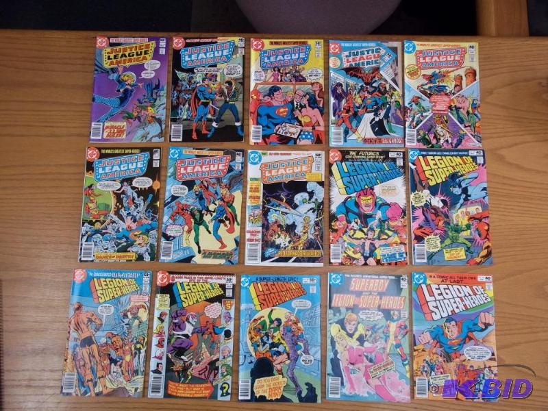 15 Assorted comic books, Justice League Ameri...