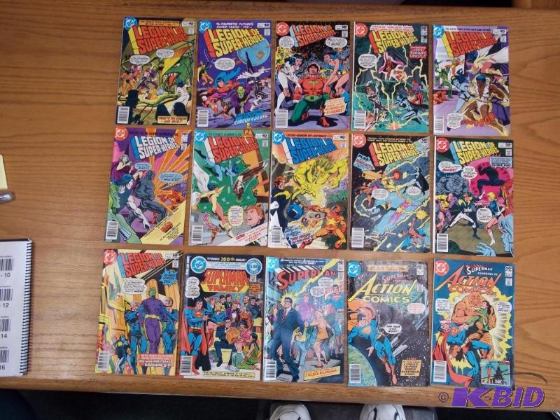 15 Assorted comic books, Legion of super hero...