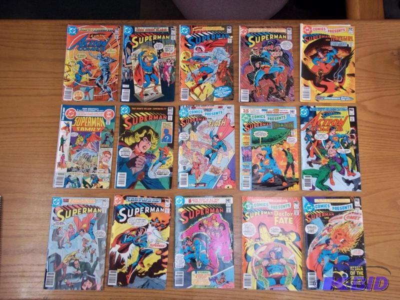 15 Assorted comic books, Superman, DC Comics....