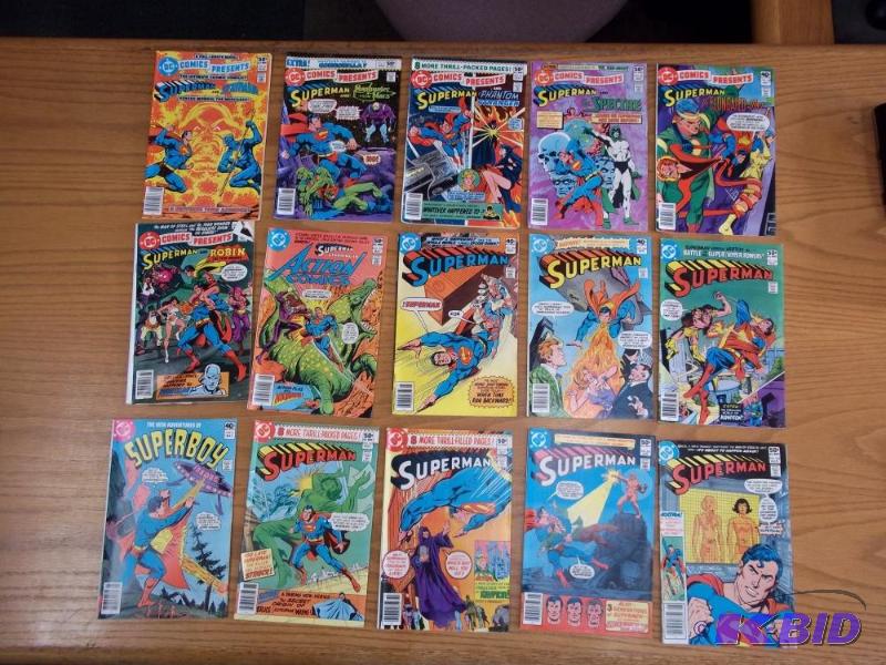 15 Assorted comic books, Superman, DC Comics....