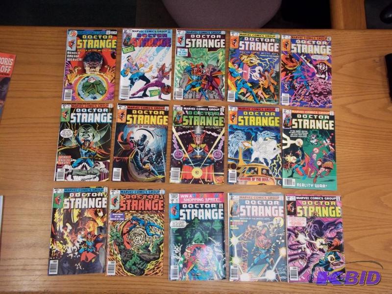 15 Assorted comic books, Doctor Strange, Marv...