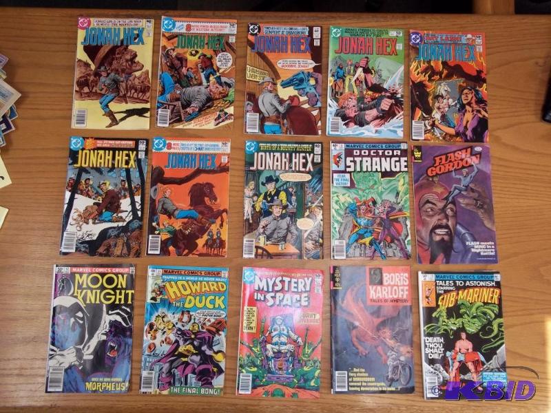 15 Assorted comic books, Doctor Strange, Marv...