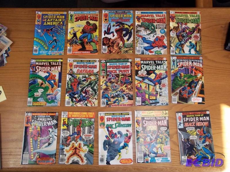 15 Assorted comic books, Spiderman, Marvel Co...