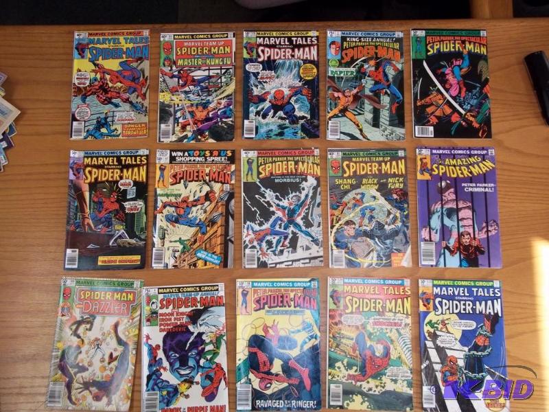 15 Assorted comic books, Spiderman, Marvel Co...