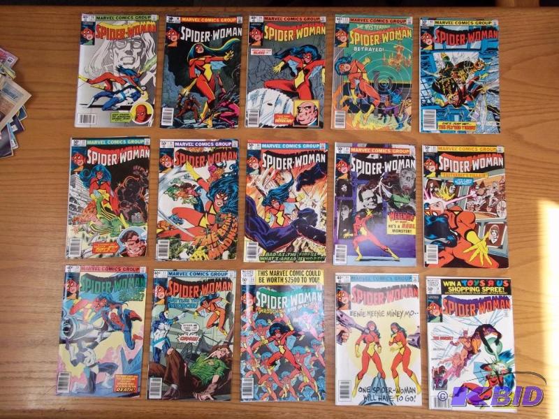15 Assorted comic books, Spiderwoman, Marvel ...