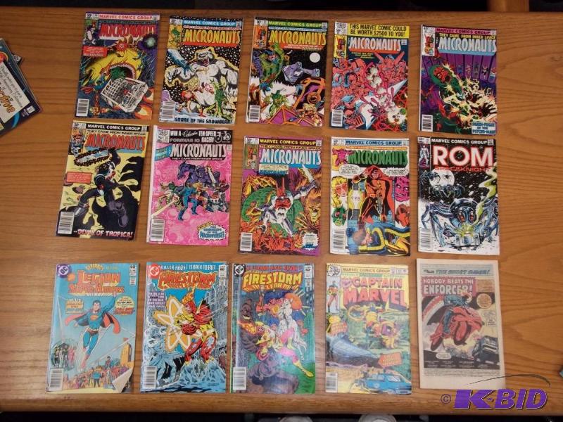15 Assorted comic books, Micronauts and Misce...