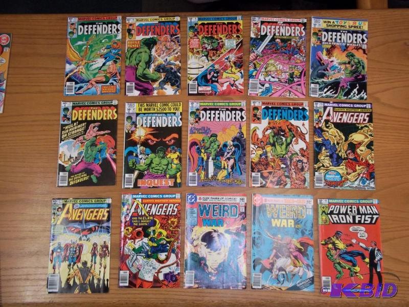 15 Assorted comic books, Defenders, Avengers,...