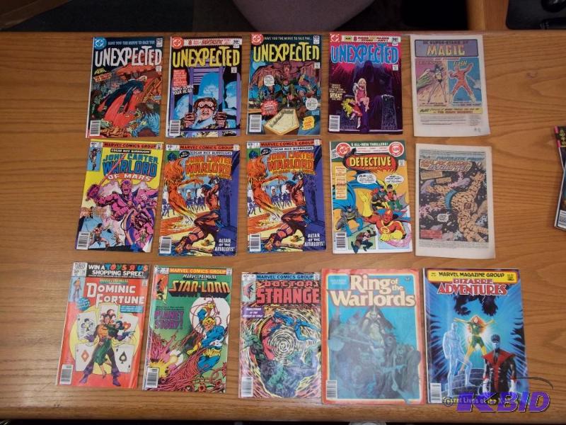 15 Assorted comic books, Unexpected, and misc...