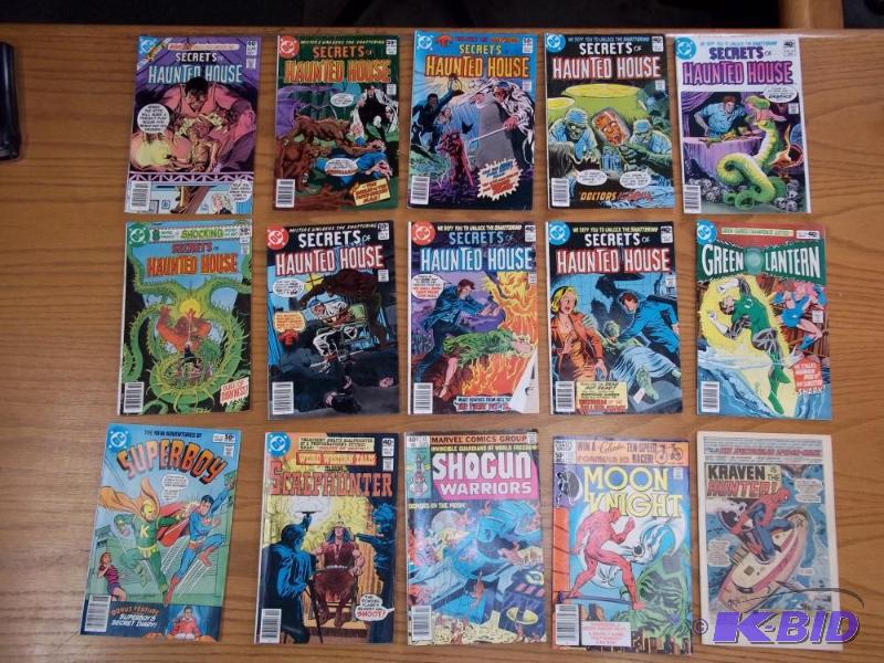 15 Assorted comic books, Secrets of Haunted H...