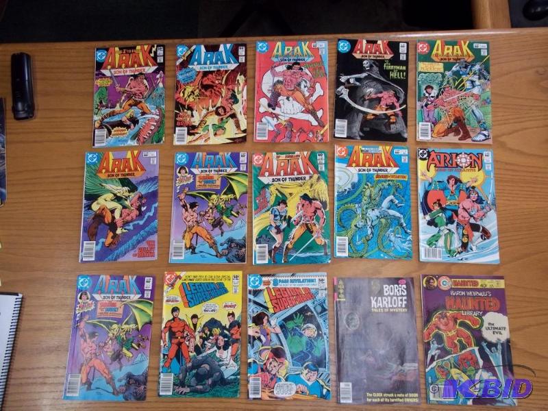 15 Assorted comic books, ARAK,&nbsp DC comic...