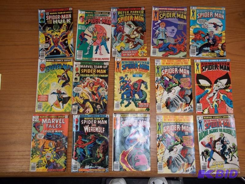 15 Assorted comic books, Spiderman, Marvel Co...