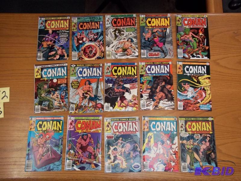 15 Assorted comic books, Conan the Barbarian,...