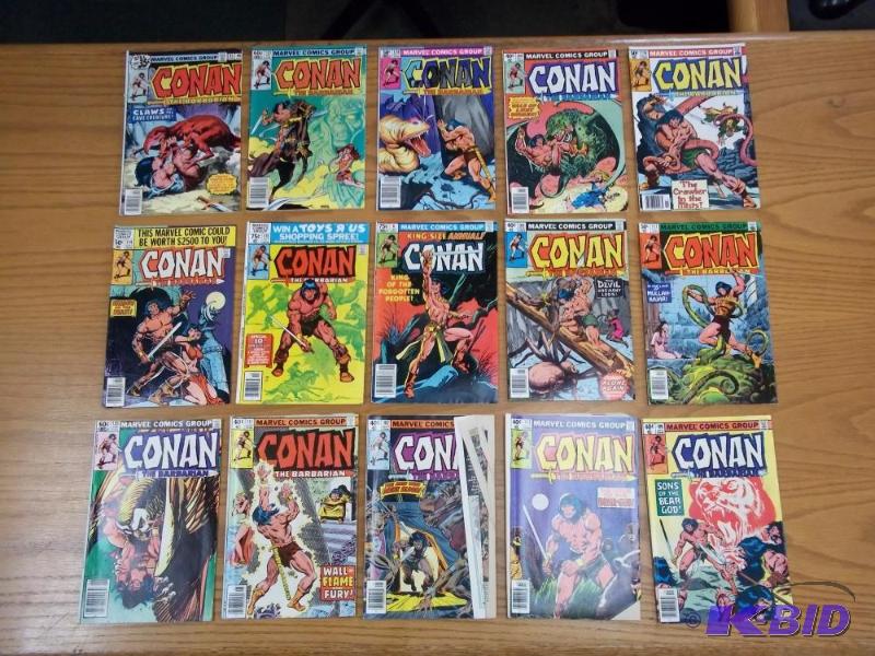 15 Assorted comic books, Conan the Barbarian,...