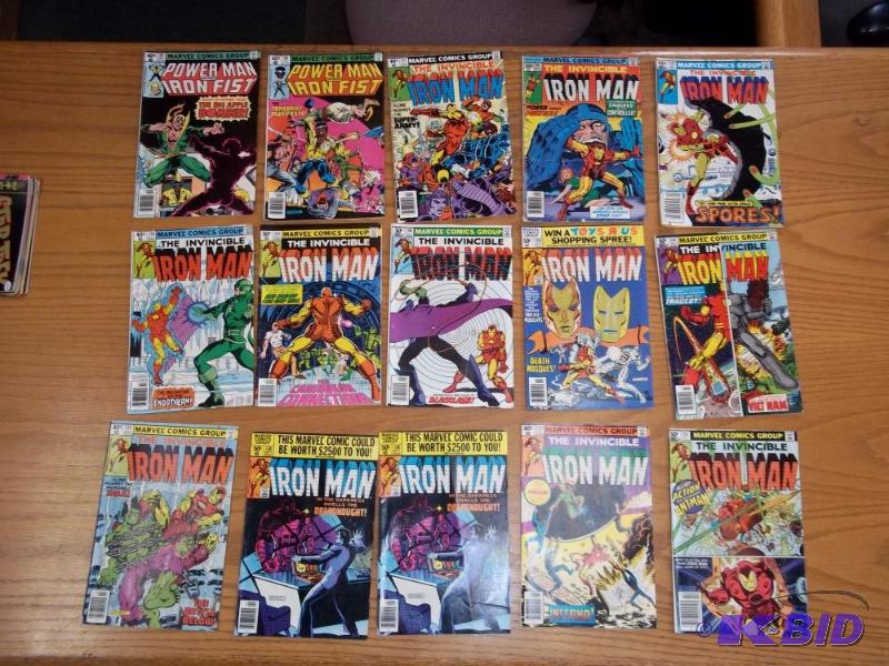 15 Assorted comic books, Iron Man, Iron Fist,...