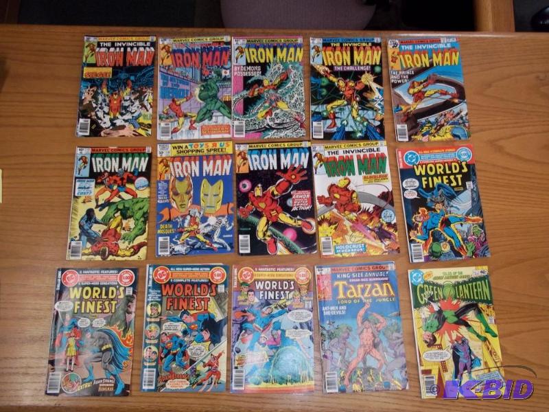 15 Assorted comic books, Iron Man, Marvel com...
