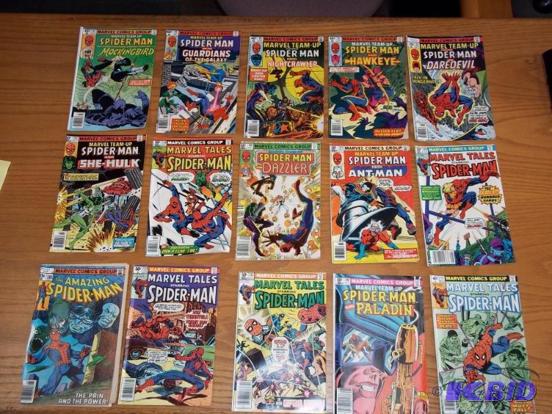 15 Assorted comic books, Spiderman, Marvel Co...