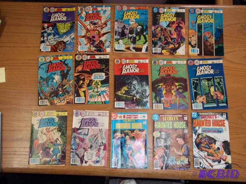 15 Assorted comic books, Ghost Manor, DC comi...