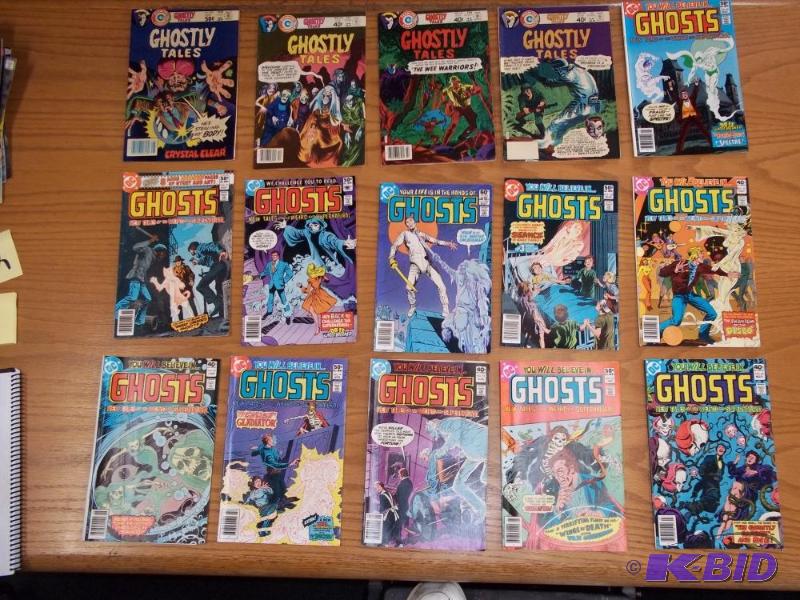 15 Assorted comic books, Ghosts, DC comics....