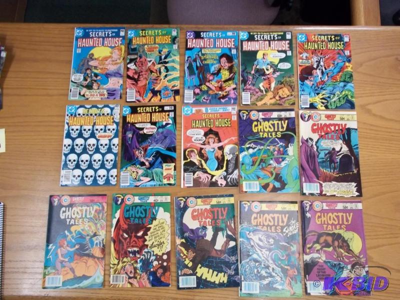 15 Assorted comic books, Secrets of Haunted H...