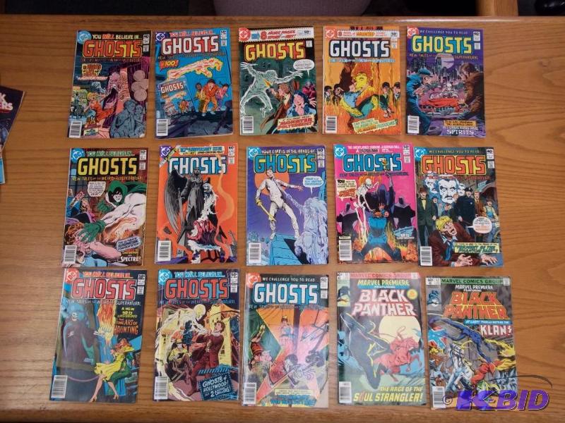 15 Assorted comic books, Ghosts, DC comics. B...