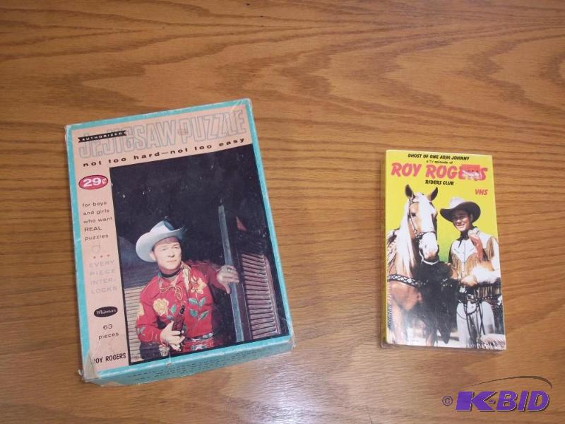 Roy Rogers puzzle and VHS Movie...