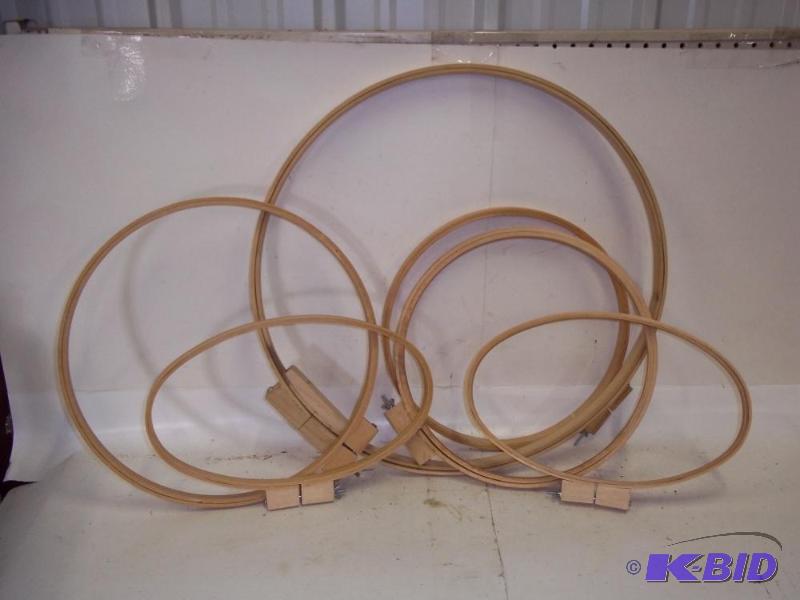 6 Wood Quilting Frames...