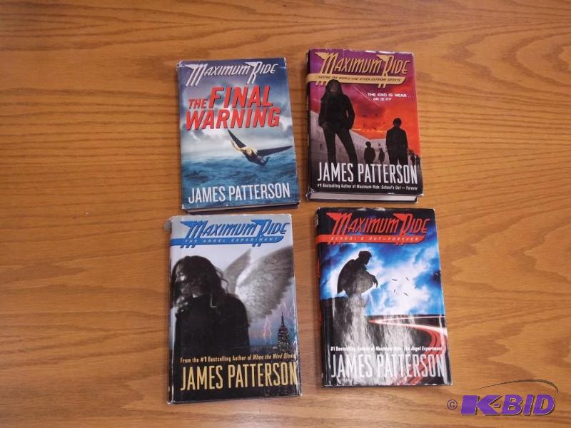 4 James Patterson Hard Cover Books....