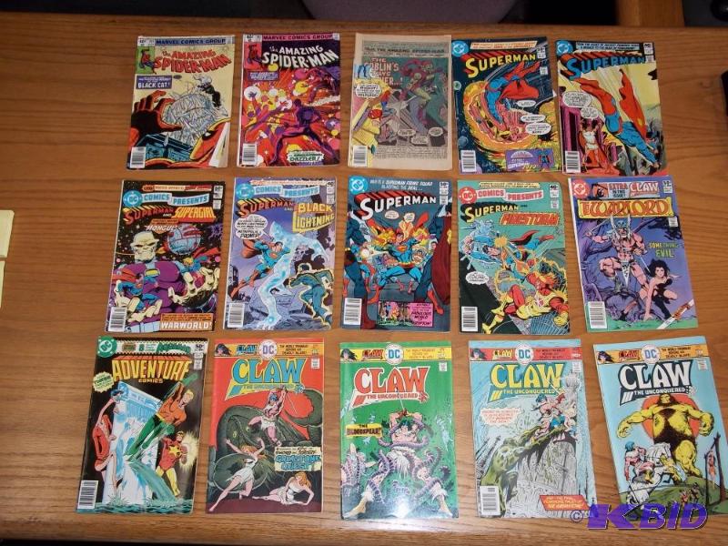 15 Assorted comic books, Spiderman, Marvel Co...
