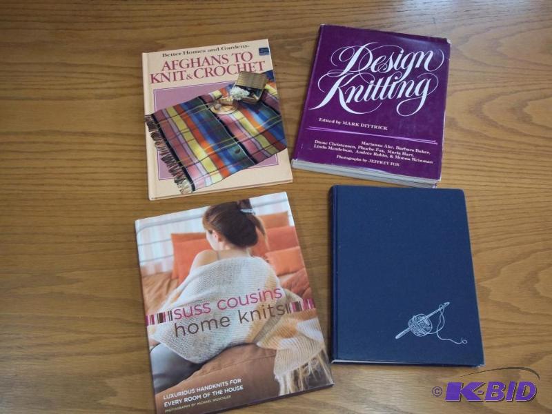 4 Knitting and Crochet Books...